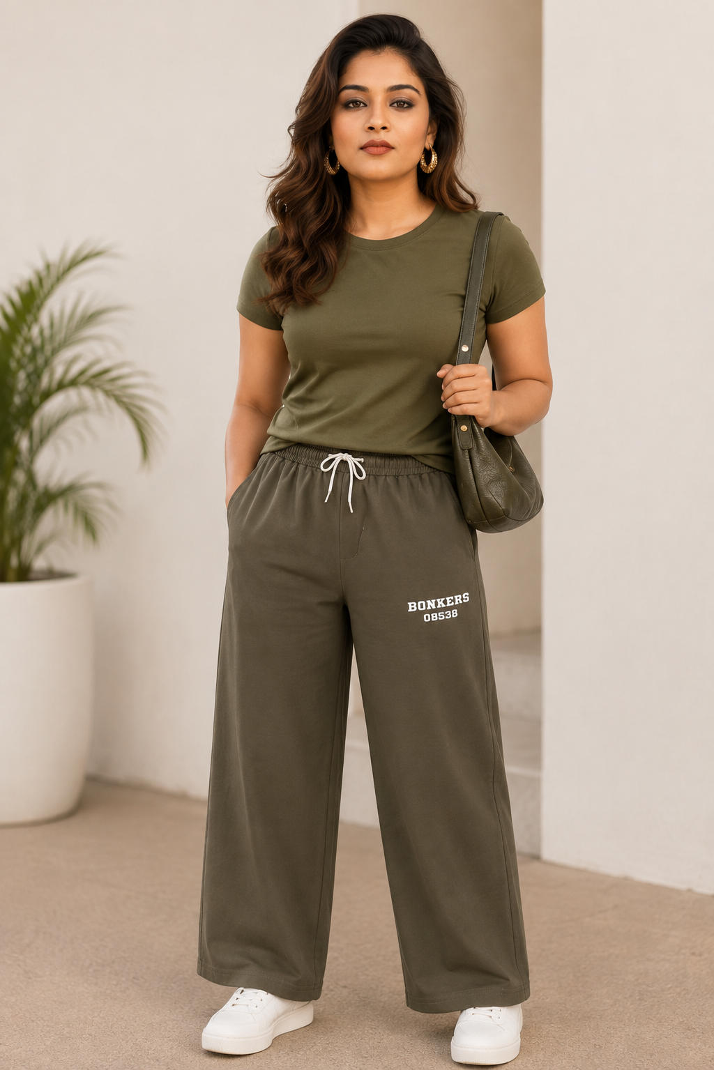 A n' e Olive Brown Bonkers Pant