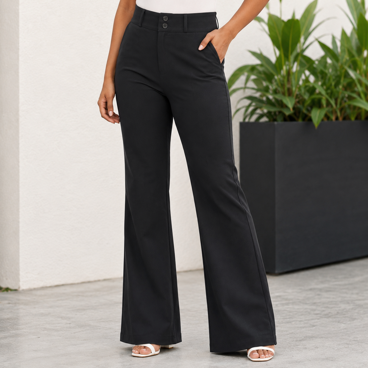 A n' e high waist corporate pants