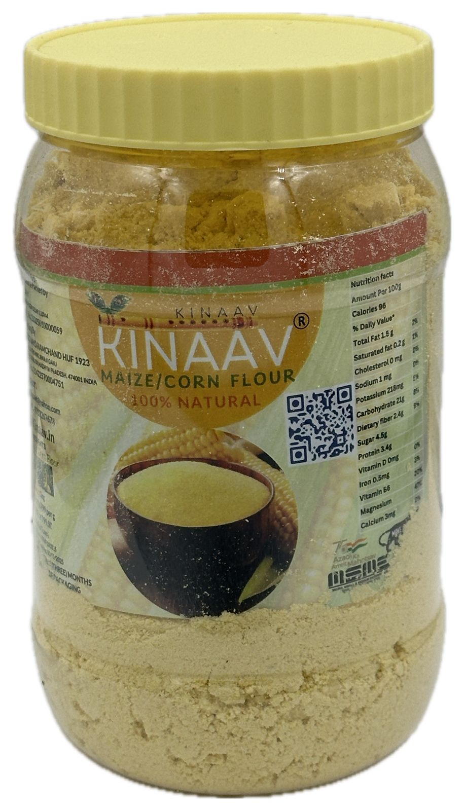 Maize/Makka Flour Jar