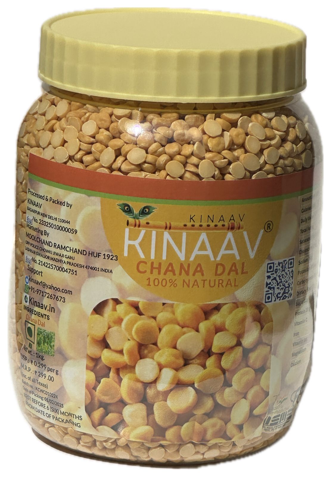 Kinaav Chana Dal (Split)