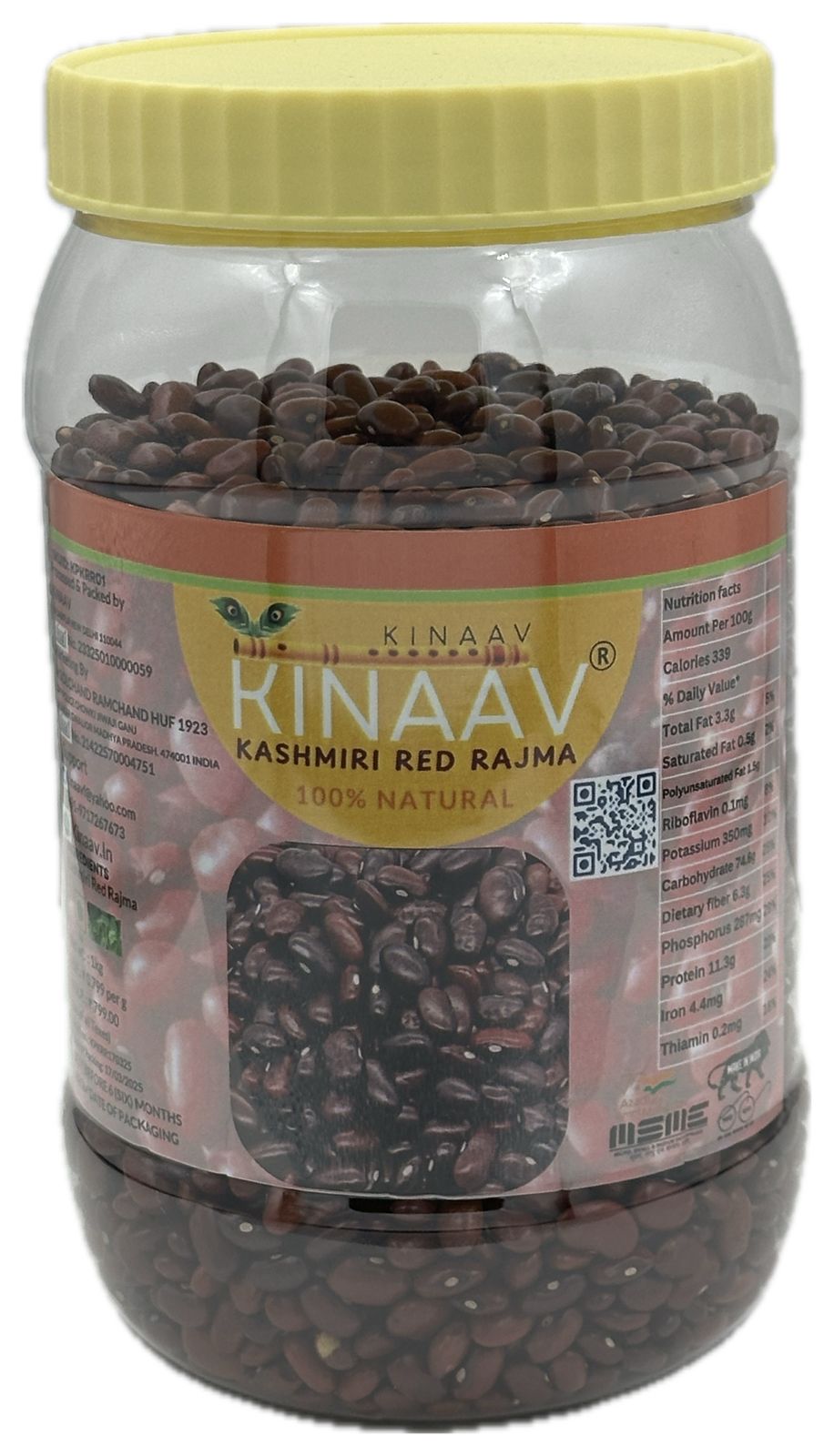 Kashmiri Red Rajma Sharmili Jar