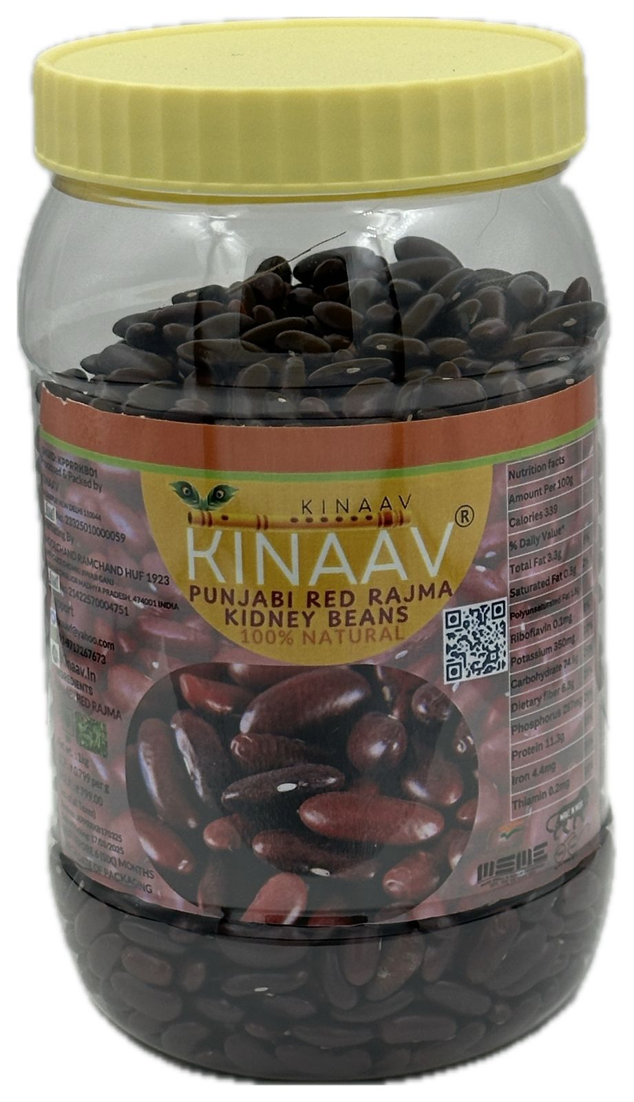 Kinaav Punjabi Red Rajma Kidney Beans